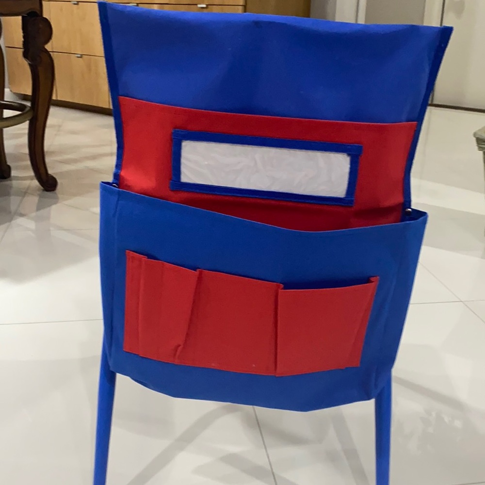 Two Chair back organizer bags❤️👌🥰🖍✏️📚📙📔📒📕